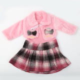 Girls Full Sleeves Frock - Pink, Kids, Girls Frocks, Chase Value, Chase Value
