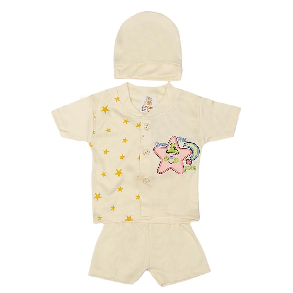 Newborn Boys Suits 3 Pcs - Fawn, Kids, NB Boys Sets And Suits, Chase Value, Chase Value