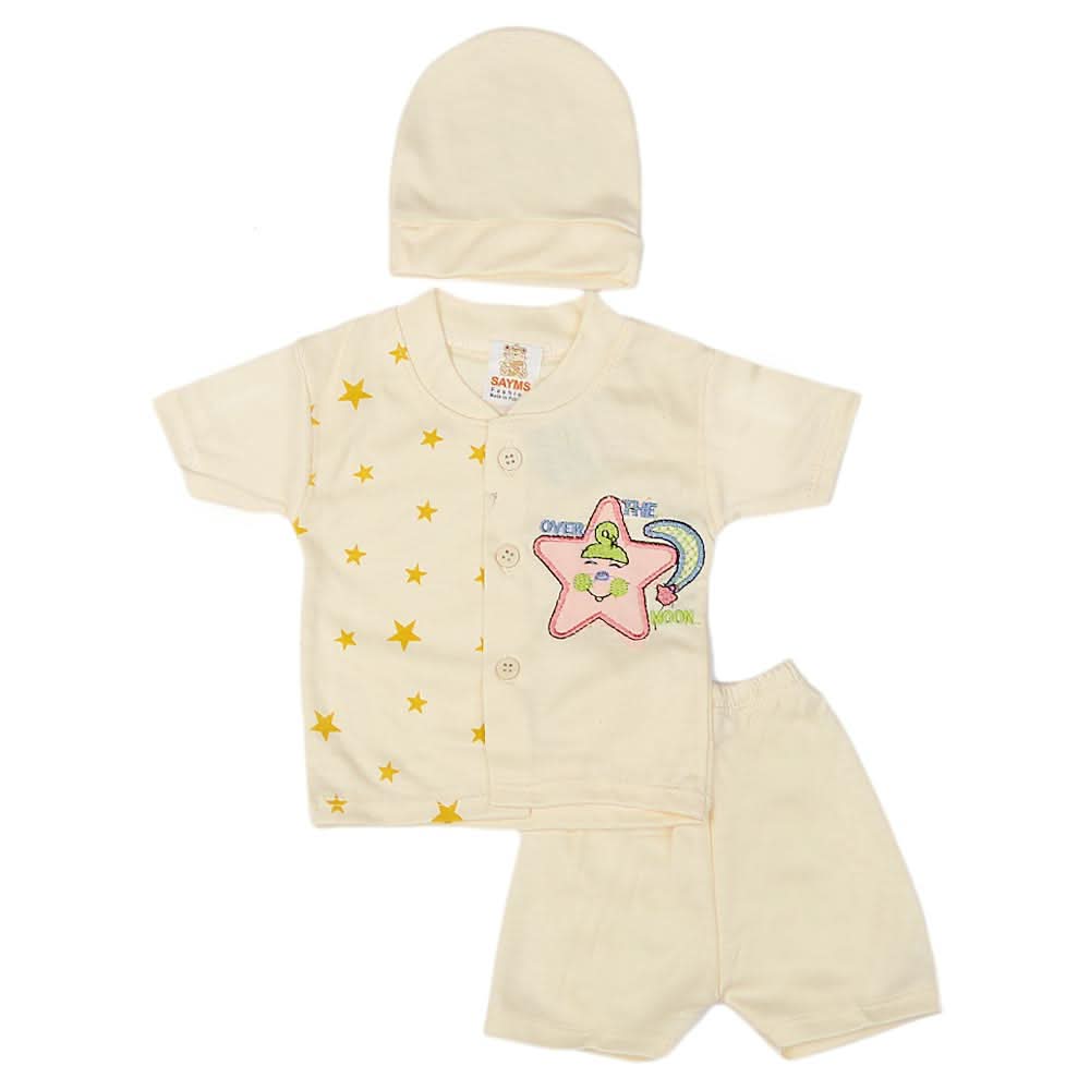 Newborn Boys Suits 3 Pcs - Fawn, Kids, NB Boys Sets And Suits, Chase Value, Chase Value