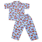 Boys Half Sleeves Sleeping Suits - Sea-Blue, Kids, Boys Sets And Suits, Chase Value, Chase Value