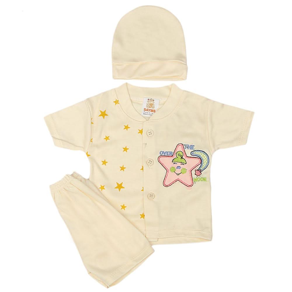 Newborn Boys Suits 3 Pcs - Fawn, Kids, NB Boys Sets And Suits, Chase Value, Chase Value