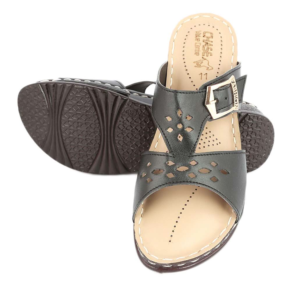 Women's Softy Slipper ( S11 ) - Black, Women, Slippers, Chase Value, Chase Value