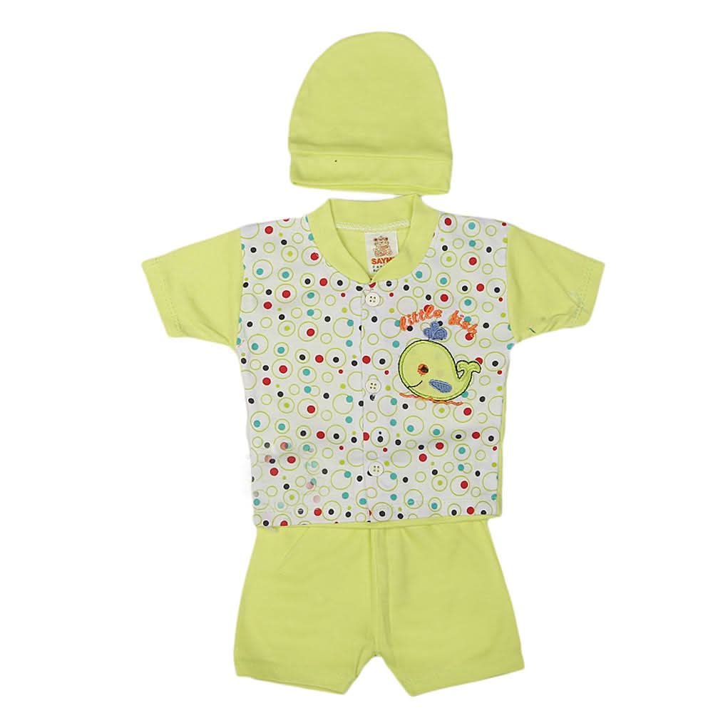 Newborn Boys Suits 3 Pcs - Green, Kids, NB Boys Sets And Suits, Chase Value, Chase Value