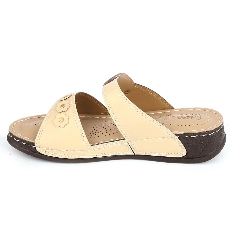 Women's Softy Slipper ( S32 ) - Beige, Women, Slippers, Chase Value, Chase Value