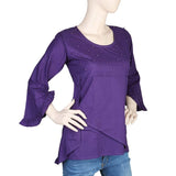 Women's Fancy Woven Top - Purple, Women, T-Shirts And Tops, Chase Value, Chase Value