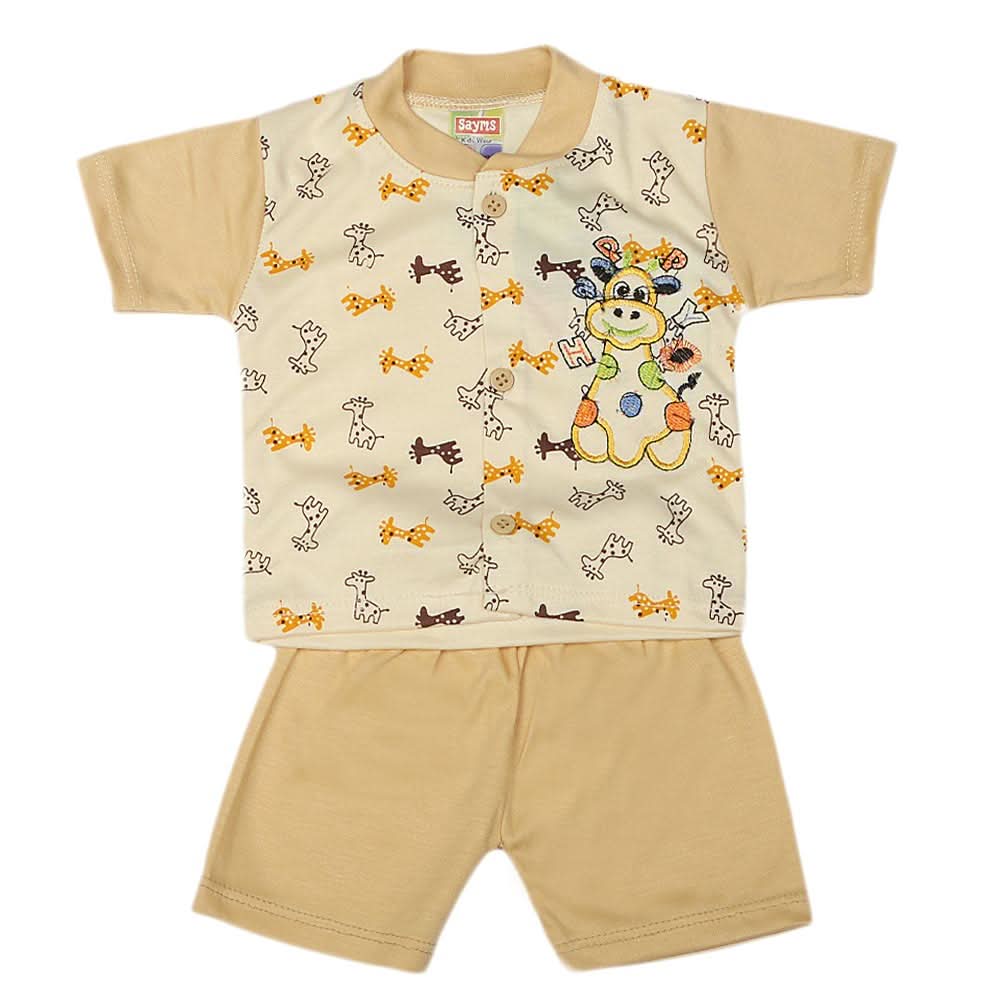 Newborn Boys Suits 2 Pcs - Fawn, Kids, NB Boys Sets And Suits, Chase Value, Chase Value
