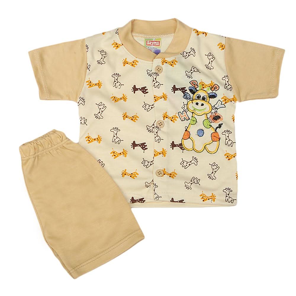 Newborn Boys Suits 2 Pcs - Fawn, Kids, NB Boys Sets And Suits, Chase Value, Chase Value