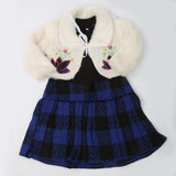 Girls Full Sleeves Frock - Royal Blue, Kids, Girls Frocks, Chase Value, Chase Value