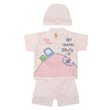 Newborn Boys Suits 3 Pcs - Pink, Kids, NB Boys Sets And Suits, Chase Value, Chase Value