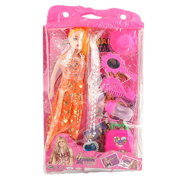 Fashion Doll 7 Pcs - Orange - test-store-for-chase-value