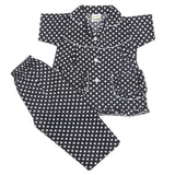 Girls Half Sleeves Sleeping Suits - Black, Kids, Girls Sets And Suits, Chase Value, Chase Value
