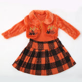 Girls Full Sleeves Frock A206 - Rust, Kids, Girls Frocks, Chase Value, Chase Value