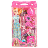 Fashion Doll 7 Pcs - Blue - test-store-for-chase-value