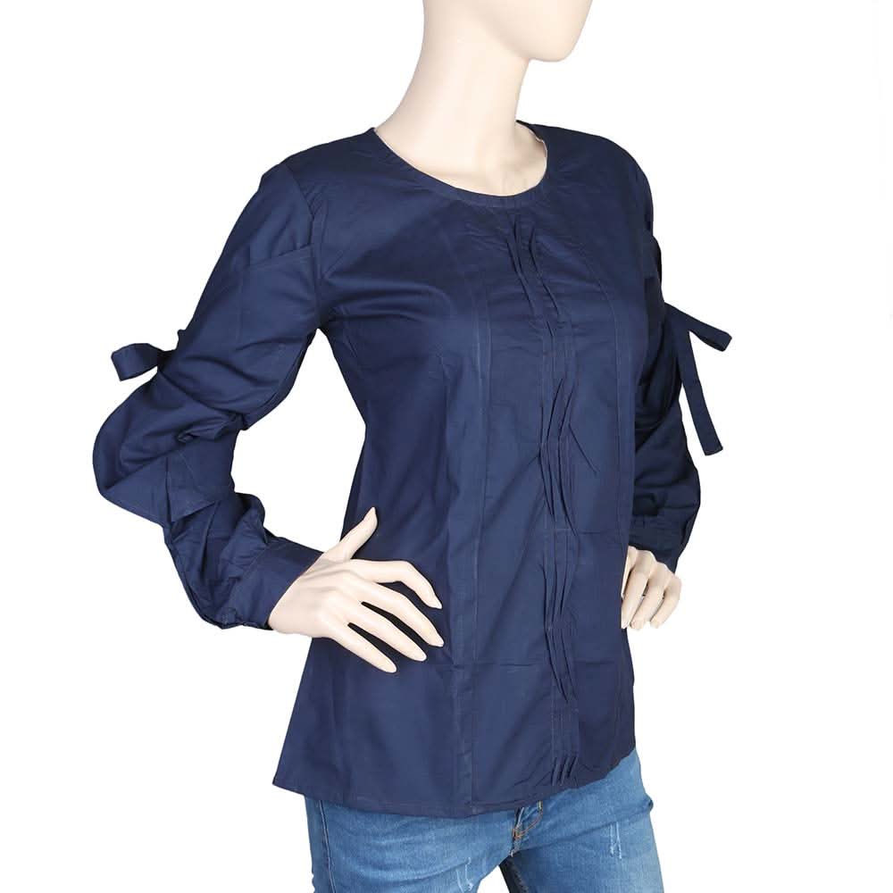Women's Woven Top - Navy Blue, Women, T-Shirts And Tops, Chase Value, Chase Value