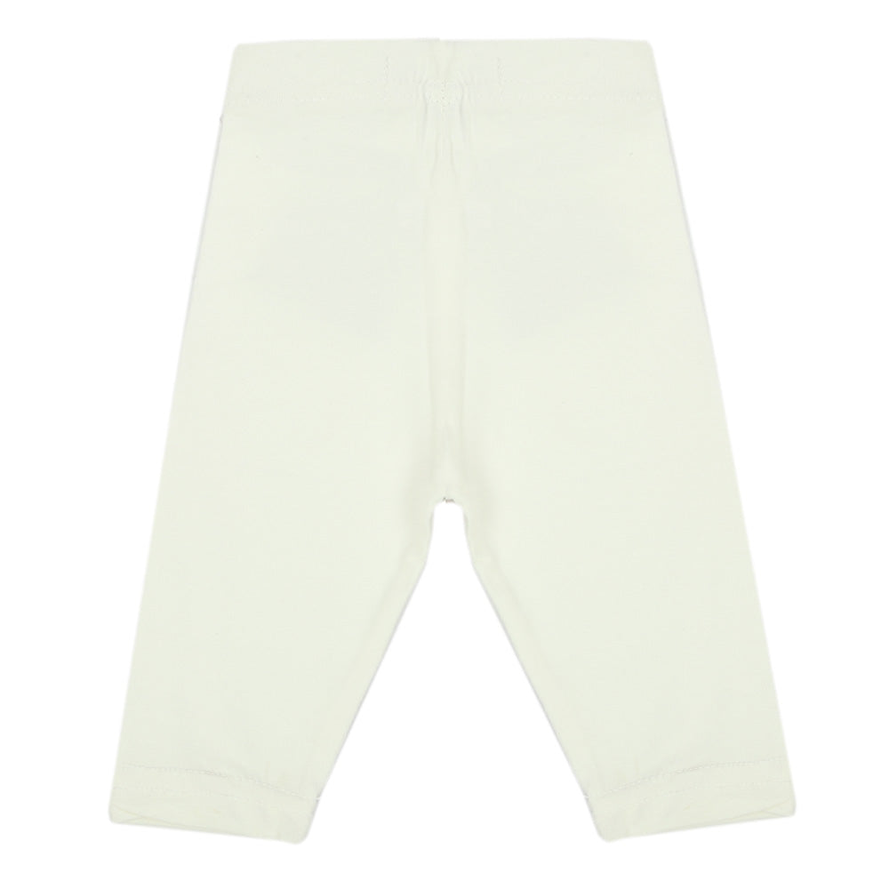 Eminent Newborn Girls Tight - White, Newborn Girls Shorts Skirts & Pants, Eminent, Chase Value