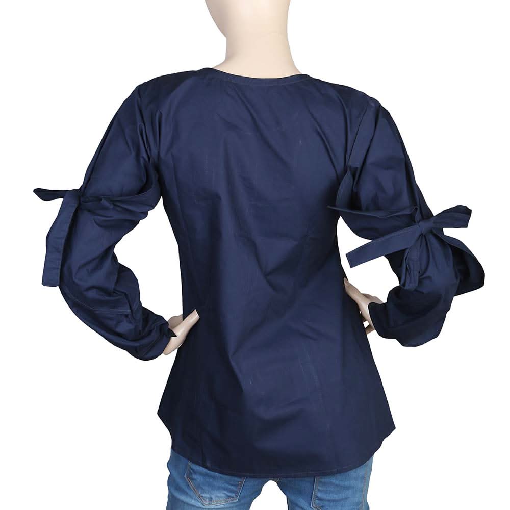 Women's Woven Top - Navy Blue, Women, T-Shirts And Tops, Chase Value, Chase Value