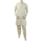 Men's Mashriq Slim Fit Suit - Green, Men, Shalwar Kameez, Chase Value, Chase Value