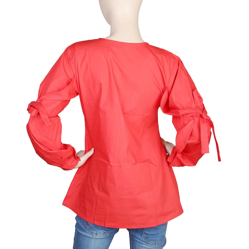 Women's Woven Top - Red, Women, T-Shirts And Tops, Chase Value, Chase Value