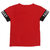 Boys Round Neck Half Sleeves T-Shirt - Red, Kids, Boys T-Shirts, Chase Value, Chase Value