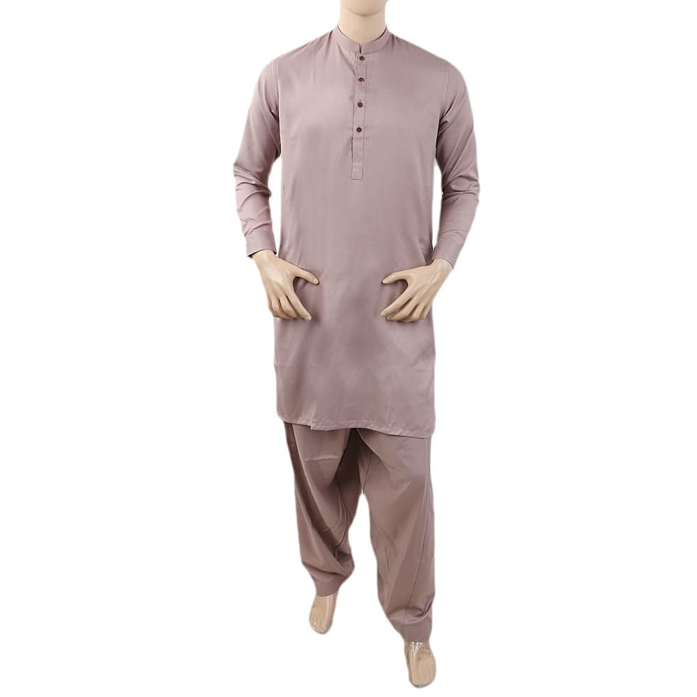 Men's Mashriq Slim Fit Suit - Light Purple, Men, Shalwar Kameez, Chase Value, Chase Value