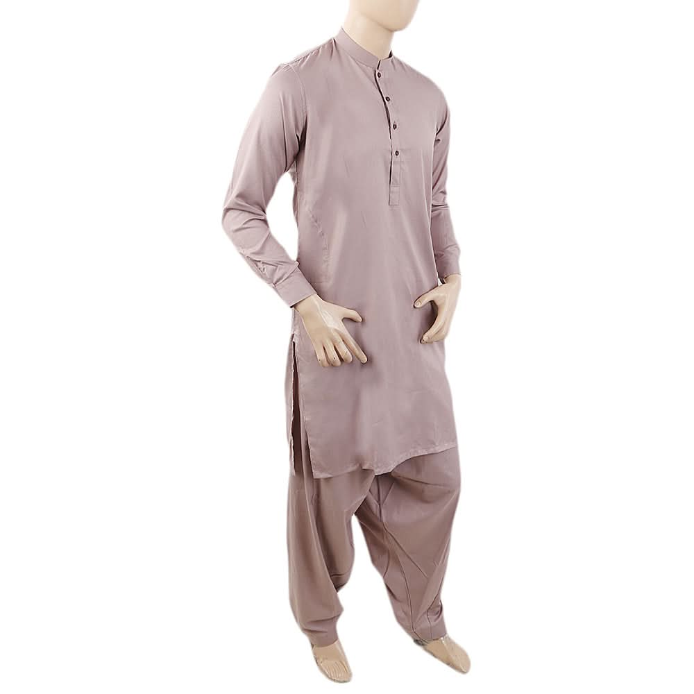 Men's Mashriq Slim Fit Suit - Light Purple, Men, Shalwar Kameez, Chase Value, Chase Value
