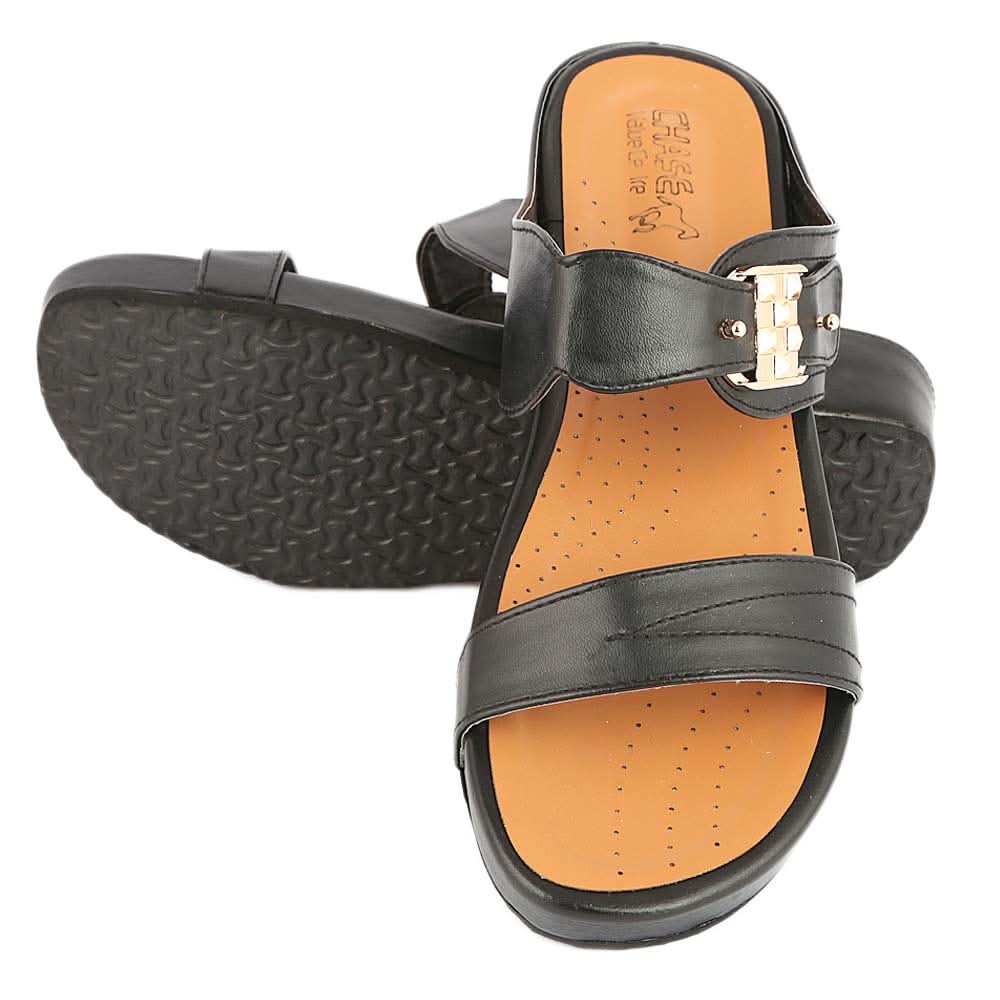 Women's Softy Slipper ( Z2 ) - Black, Women, Slippers, Chase Value, Chase Value