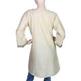 Women's Embroidered Kurti - Fawn, Women, Ready Kurtis, Chase Value, Chase Value