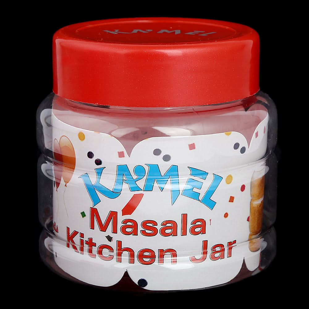 Spice Jar 4 Pcs - Red, Crockery & Kitchenware, Chase Value, Chase Value