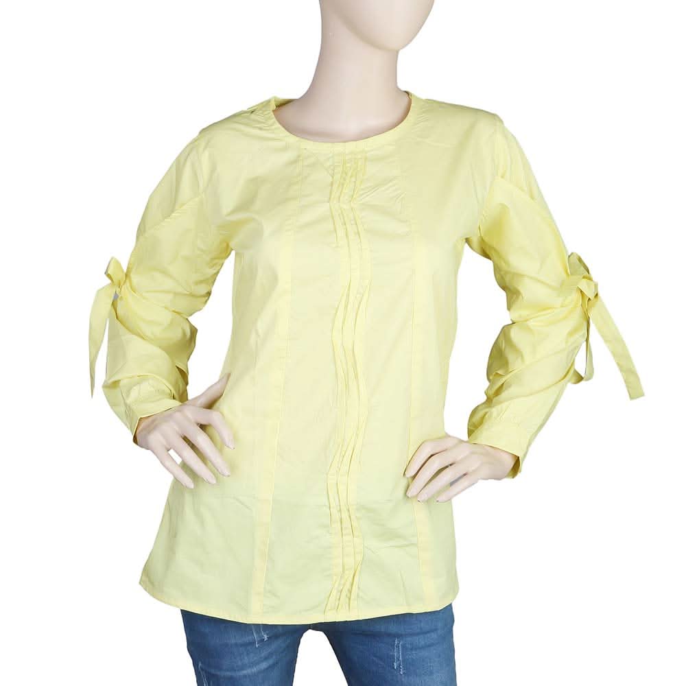 Women's Woven Top - Yellow, Women, T-Shirts And Tops, Chase Value, Chase Value