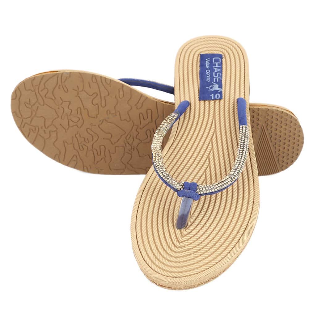 Women's Slipper (M216) - Blue, Women, Slippers, Chase Value, Chase Value