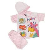 Newborn Boys Half Sleeves Suit - Pink, Kids, New Born Boys Sets And Suits, Chase Value, Chase Value
