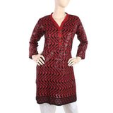Women's Fancy Chicken Kurti - Maroon, Women, Ready Kurtis, Chase Value, Chase Value