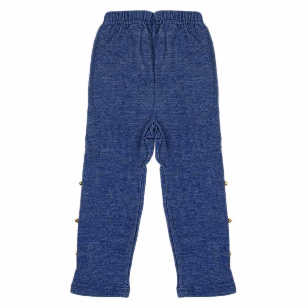 Girls Denim Tight - Royal Blue, Girls Tights Leggings & Pajama, Chase Value, Chase Value