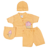 Newborn Boys Half Sleeves Suit - Peach, Kids, Newborn Boys Sets And Suits, Chase Value, Chase Value