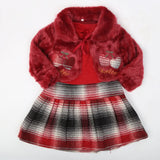 Girls Full Sleeves Frock - Maroon, Kids, Girls Frocks, Chase Value, Chase Value