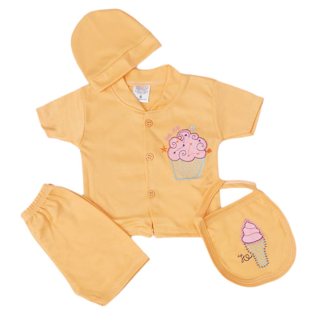 Newborn Boys Half Sleeves Suit - Peach, Kids, Newborn Boys Sets And Suits, Chase Value, Chase Value