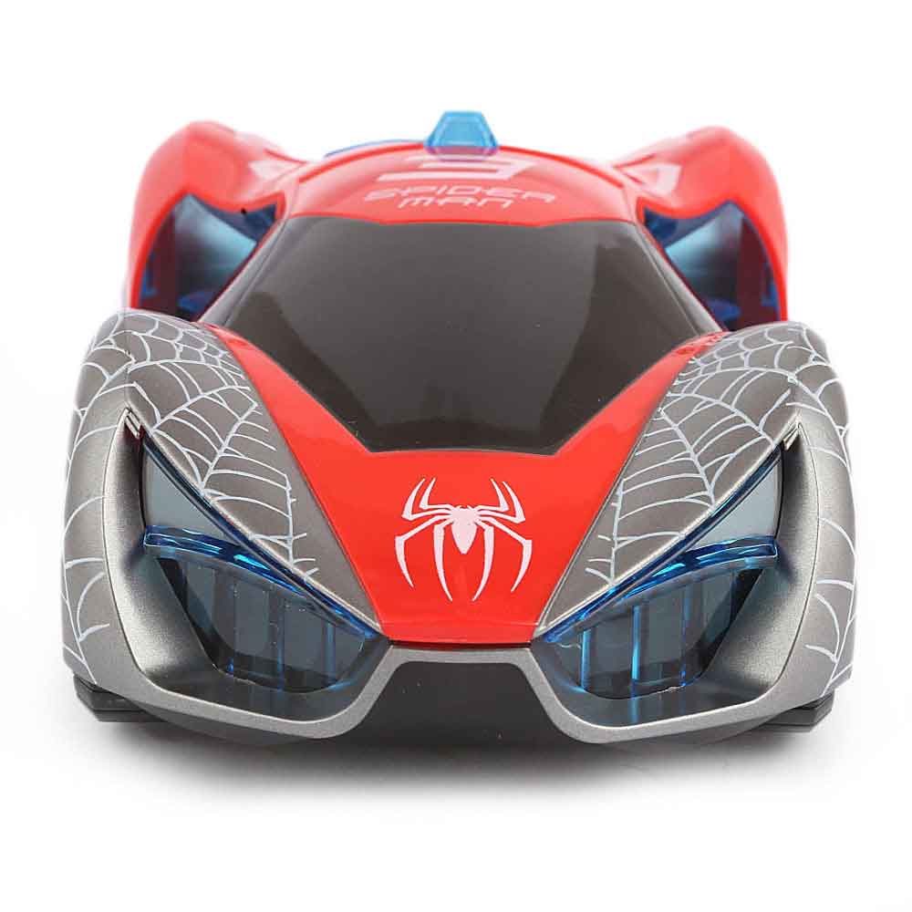 Spider Man Car With Music And Light For Kids - Red - test-store-for-chase-value