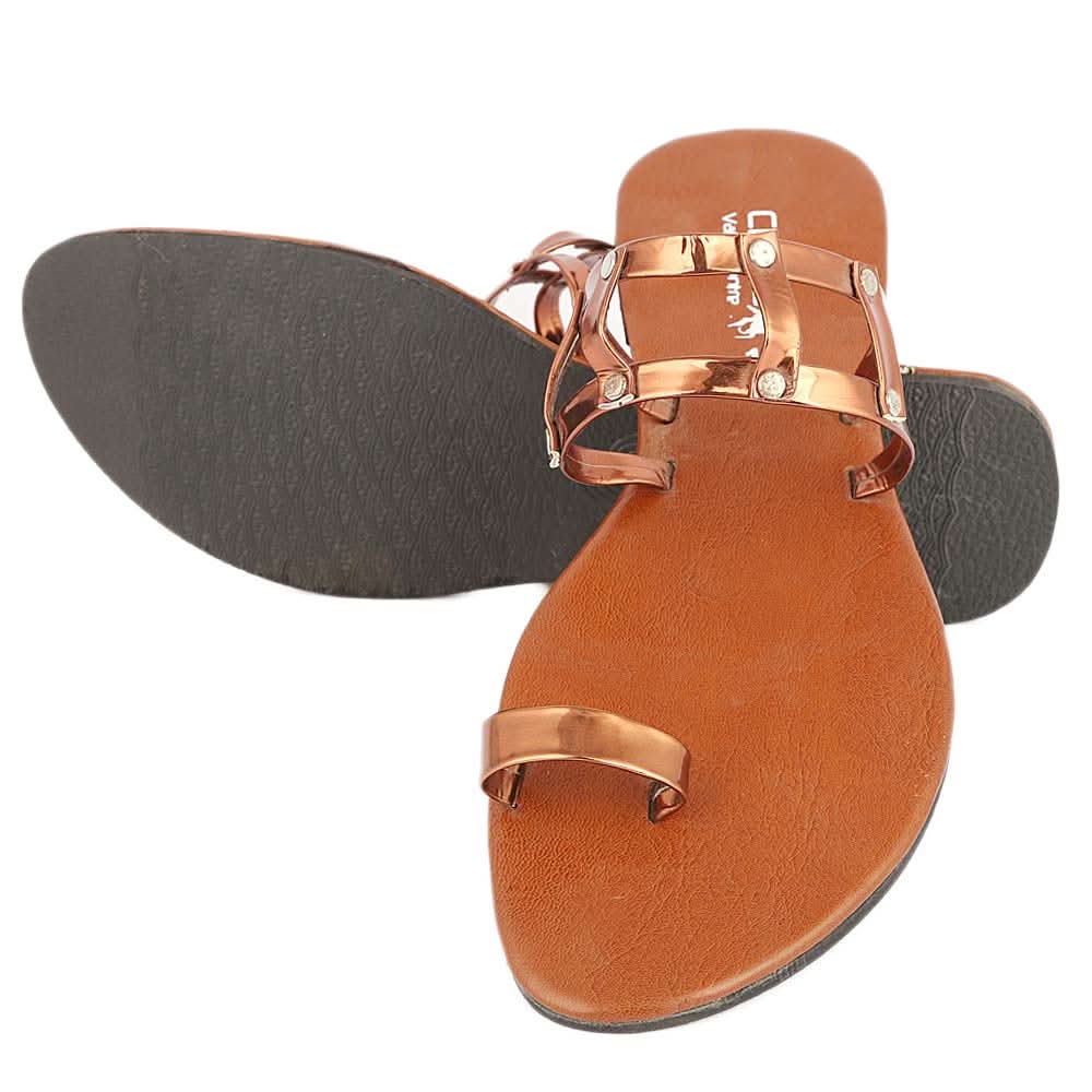 Women's Slipper (R-90) - Brown, Women, Slippers, Chase Value, Chase Value