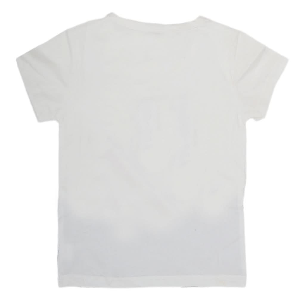 Boys Round Neck Half Sleeves T-Shirt - White, Kids, Boys T-Shirts, Chase Value, Chase Value