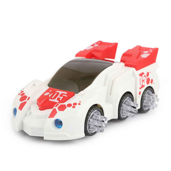 Coaster Car With Music And Light For Kids - White - test-store-for-chase-value