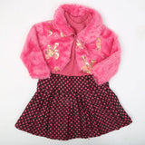 Girls Full Sleeves Frock - Dark Pink, Kids, Girls Frocks, Chase Value, Chase Value