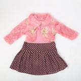 Girls Full Sleeves Frock - Pink, Kids, Girls Frocks, Chase Value, Chase Value