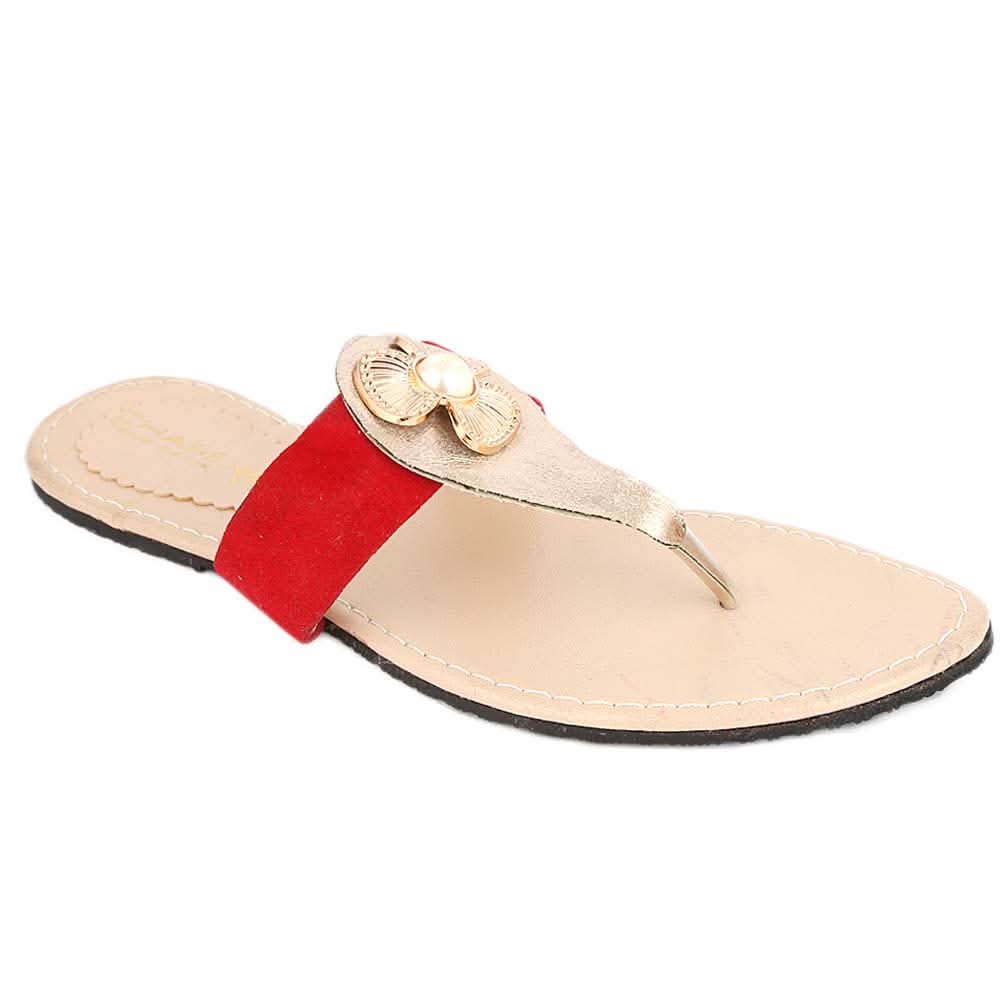Women's Slipper (602) - Red, Women, Slippers, Chase Value, Chase Value