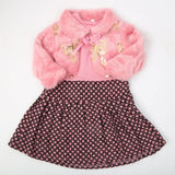 Girls Full Sleeves Frock - Pink, Kids, Girls Frocks, Chase Value, Chase Value