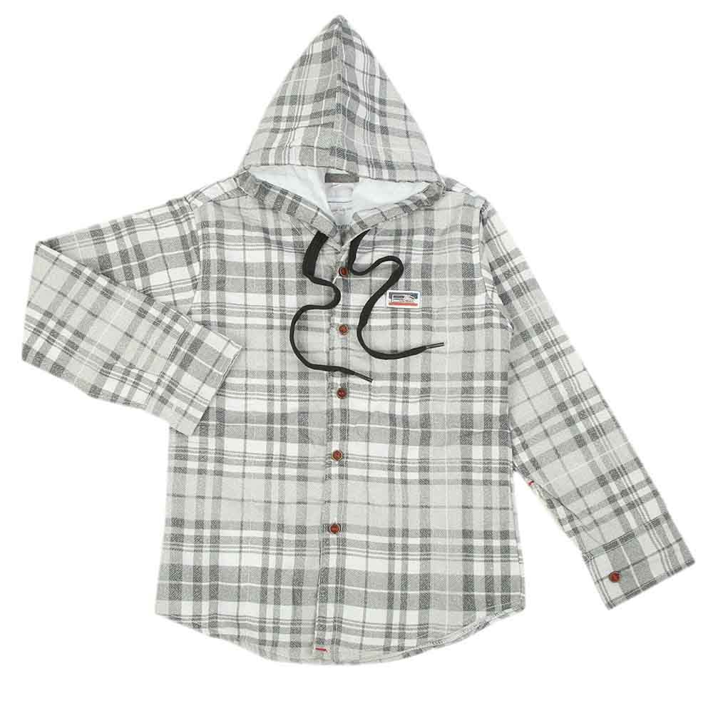Boys Full Sleeves Shirt - Grey, Boys Shirts, Chase Value, Chase Value