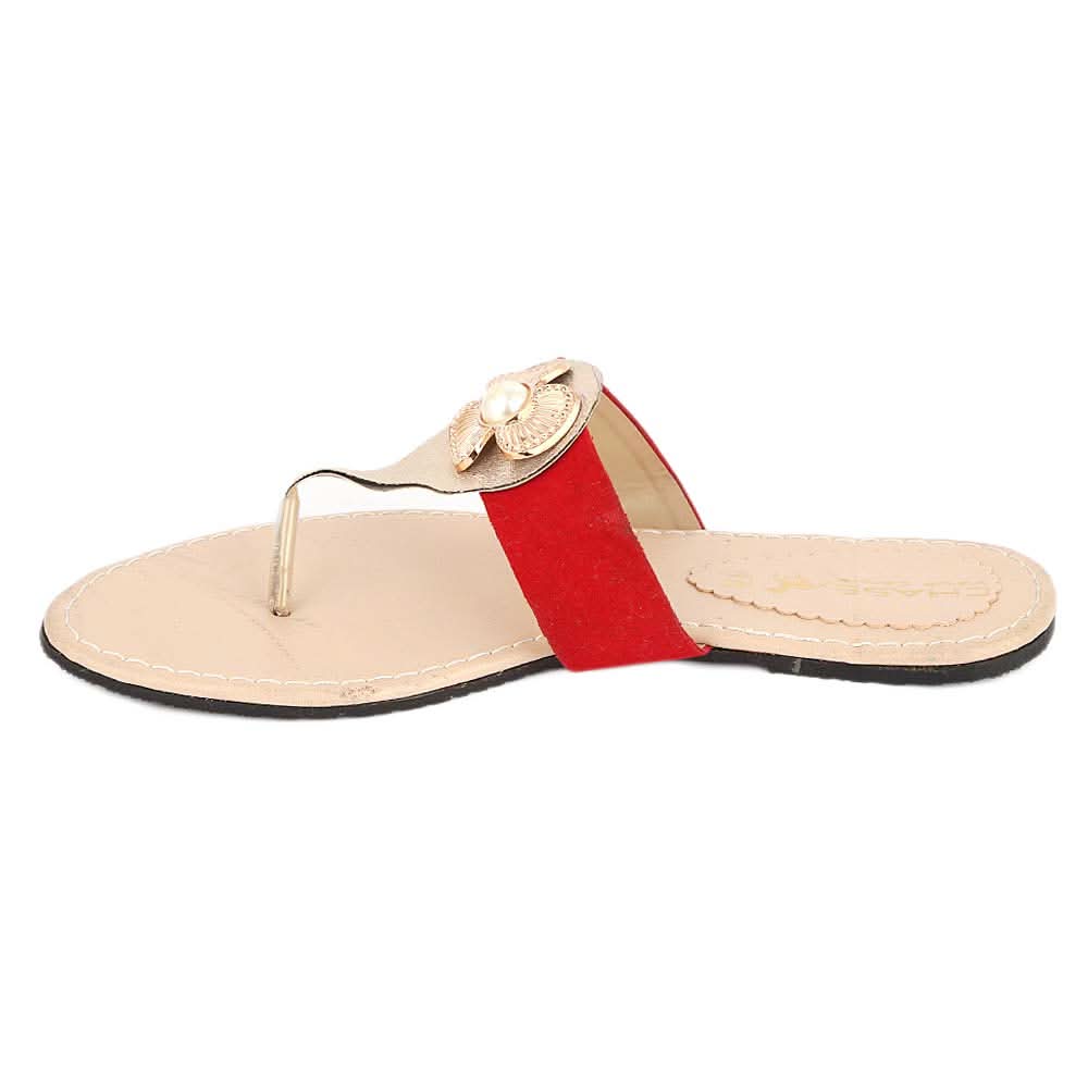 Women's Slipper (602) - Red, Women, Slippers, Chase Value, Chase Value