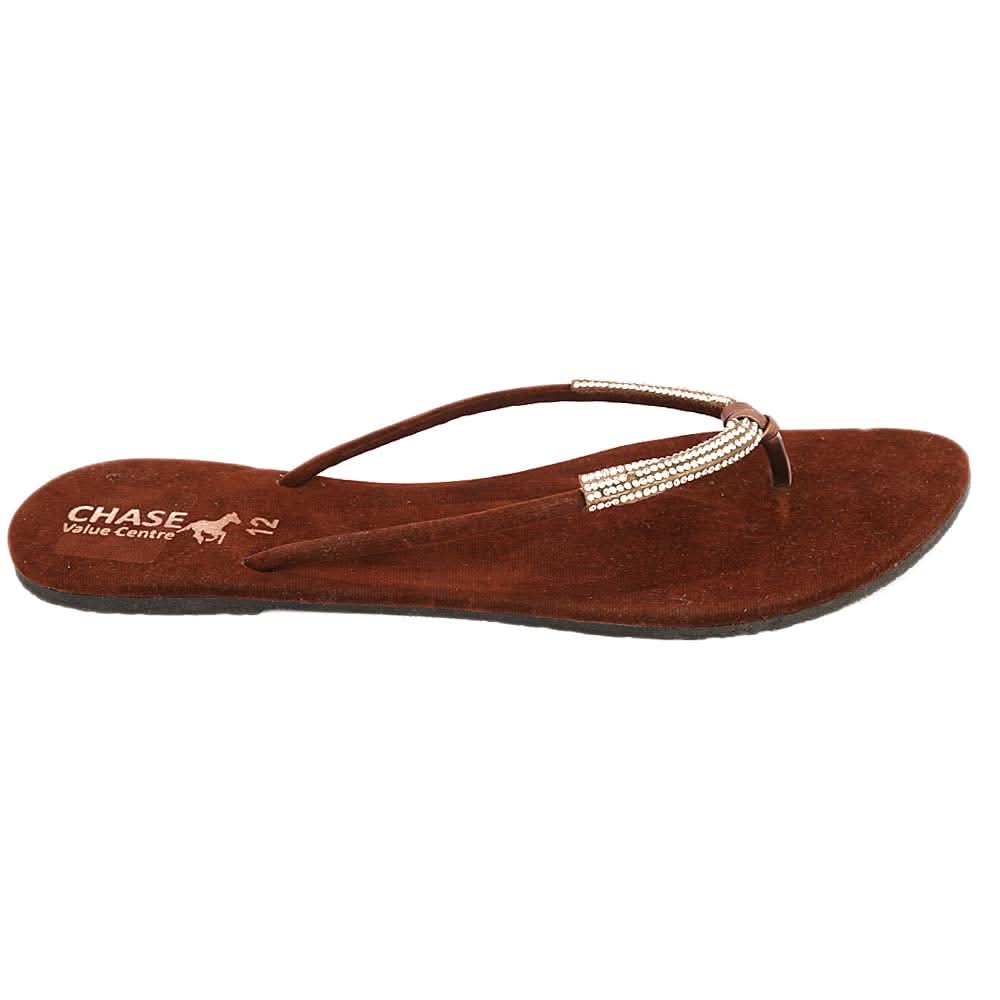 Women's Slipper (J322) Brown, Women, Slippers, Chase Value, Chase Value