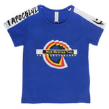 Boys Round Neck Half Sleeves T-Shirt - Royal Blue, Kids, Boys T-Shirts, Chase Value, Chase Value