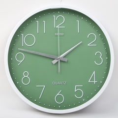 Round Shape Analog Wall Clock 10414 - Green, Home & Lifestyle, Wall Clocks And Alarms, Chase Value, Chase Value