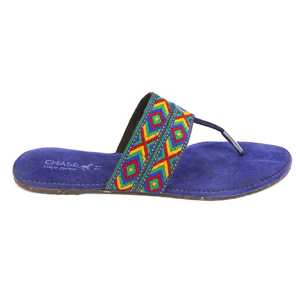 Women's Slipper (704) - BLUE, Women, Slippers, Chase Value, Chase Value
